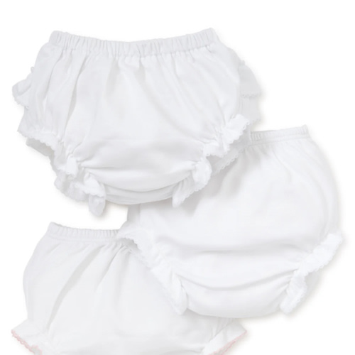 White Kissy Basics Diaper Cover Set