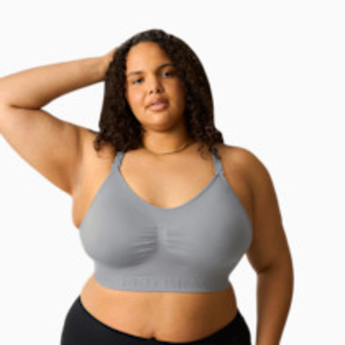 Kindred Bravely Simply Sublime Seamless Nursing Bra For Breastfeeding - Slate Grey, Medium