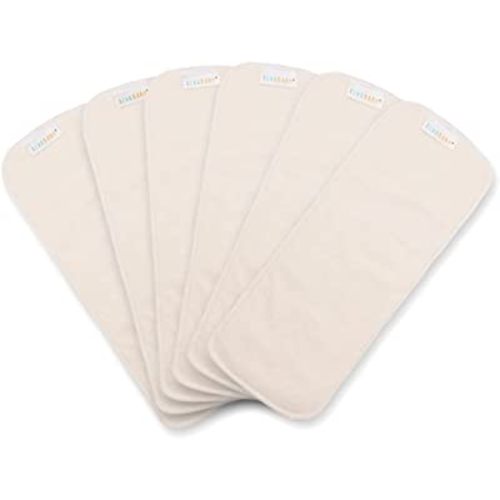 ALVABABY 6PCS Cloth Diaper Inserts - 5-Layer Super Soft Inserts for Diapers and Covers