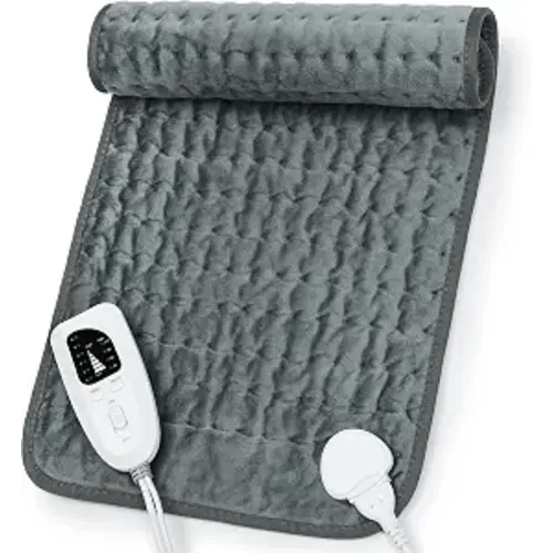 Heating Pad,Electric Heating Pads,Heating Pad for Back,DimGray,24x12 Inch | Heating Pads for Shoulder,Neck,Abdomen,Knee,Arms,Legs,Heat Pad for Birthday Father Mother Gift Women Men,6 Heat Settings