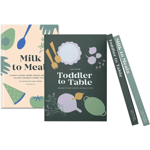 Bundle and save: Milk to Meals and Toddler to Table books