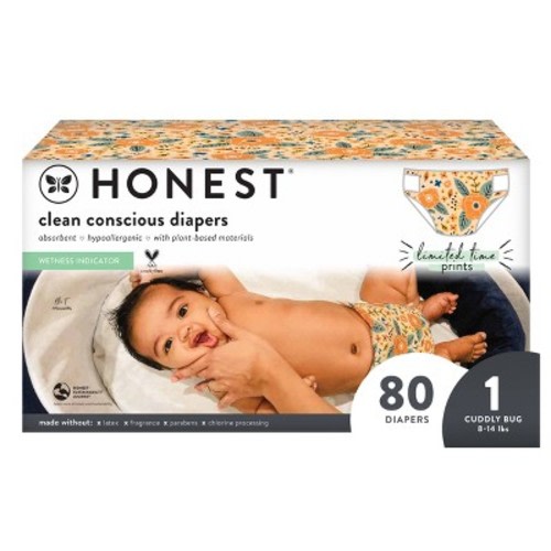 The Honest Company Disposable Diapers - Prairie Petals - (Select Count and Size)