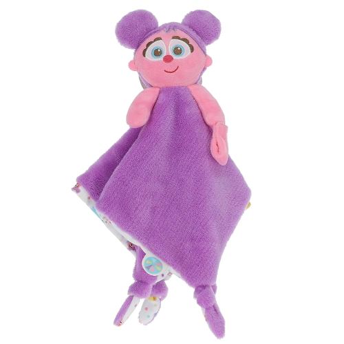 KIDS PREFERRED Sesame Street Abby Cadabby Blanky Made of Soft Material with Knotted Corners and Pacifer Loop for Babies and Infants