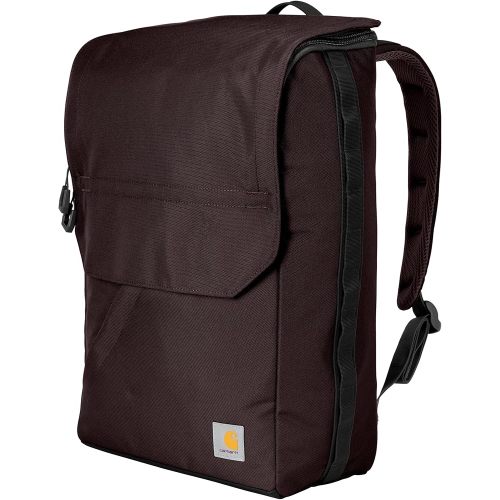 Carhartt 21L Top-Load Backpack, Durable Water Resistant Coated Canvas Base W/ 17" Laptop Sleeve, Port