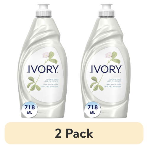 (2 pack) Ivory Ultra Concentrated Liquid Dish Soap, Classic Fresh Scent, 24 fl Ounce