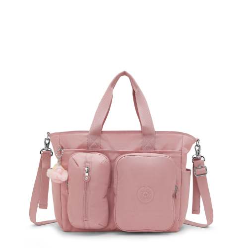 Babygear Convertible Diaper Backpack - Tiny Smoky Blush