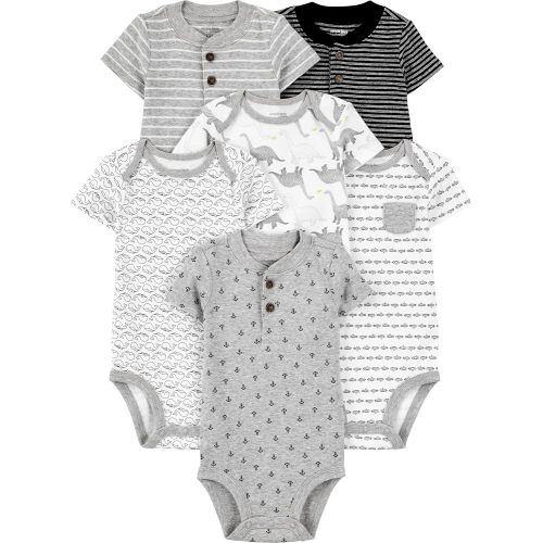 Simple Joys by Carter's Baby Boys 6-Pack Short-Sleeve Bodysuit