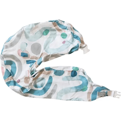 My Brest Friend Super Deluxe Nursing Pillow Cover - Slipcovers for Baby - Breathable Cotton, Adjustable Fit, Easy Care, Durable - Original Nursing Pillow Not Included, Modern Art