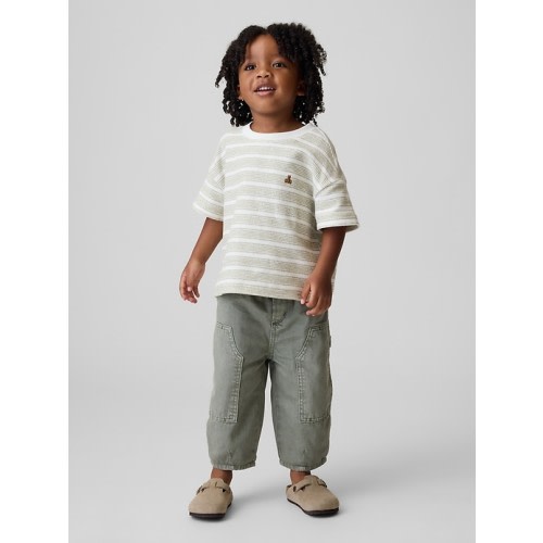 Baby & Toddler Pull-On Barrel Jeans