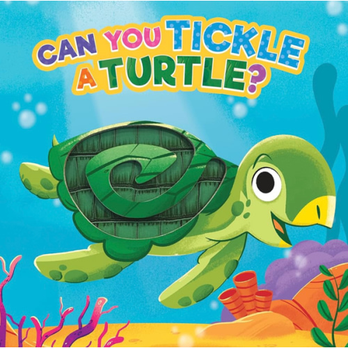 Little Hippo Books Can You Tickle a Turtle? - Children's Sensory Board Book with Touch and Feel Trails