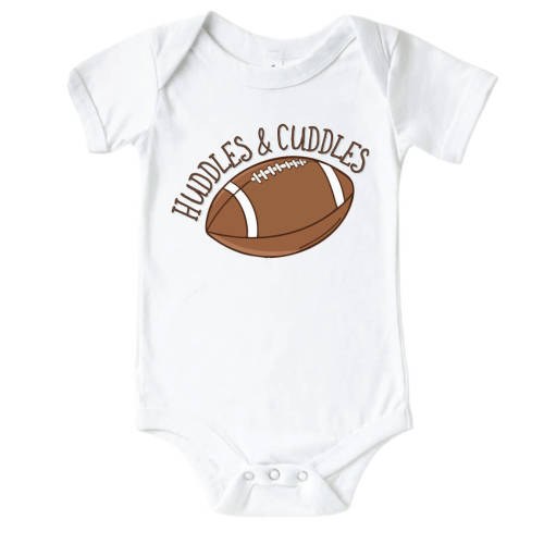 Huddles & Cuddles Graphic Bodysuit | White