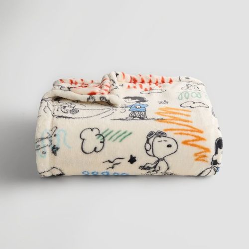 The Big One® Peanuts Sketch Plush Throw Blanket