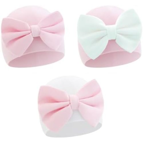 Baby Girls Hats Toddle Shower Gifts Infant Beanies Baby Bow Hat Newborn Essentials
