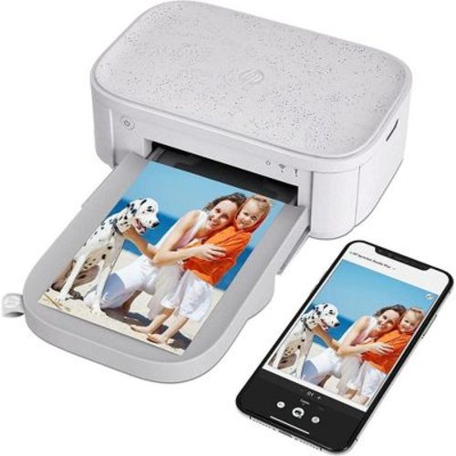 Hp Sprocket Studio Plus Wifi Printer - Wirelessly Prints 4x6" Photos From Your Ios & Android Device