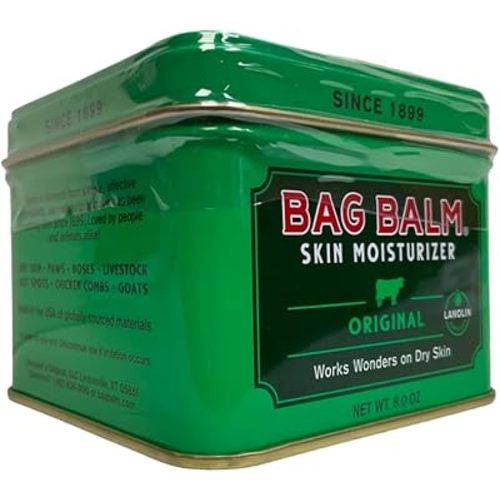 Bag Balm Vermont's Original for Dry Chapped Skin Conditions 8 Ounce Tin
