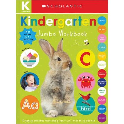 Kindergarten Jumbo Workbook: Scholastic Early Learners (Jumbo Workbook) - (Paperback)