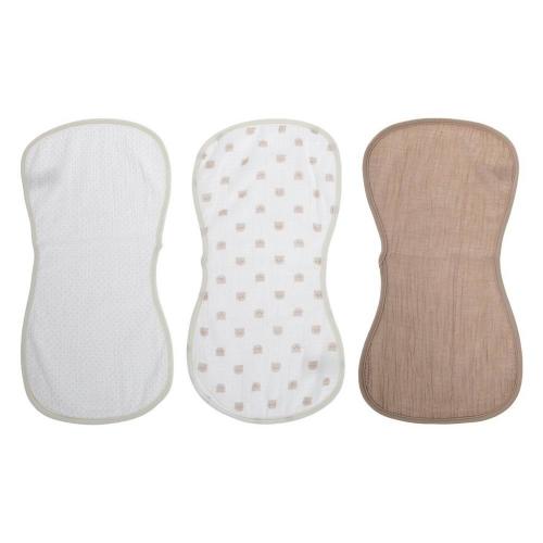Teddy Bear Muslin Burp Cloths