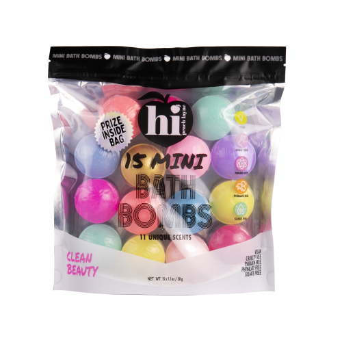 Hi Peach Layne 15-Count Mini Bath Bomb Bag