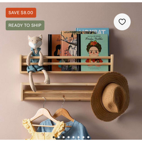 Nicho Wall Shelf Perfect For All Walls - Natural - Mocka