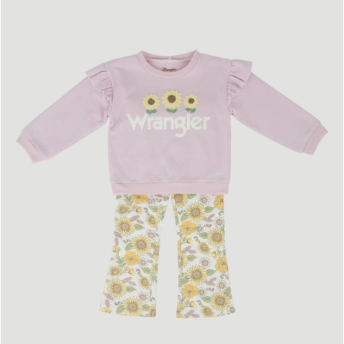 Wrangler Toddler Girl's Sweatshirt Set | NEW | Wrangler®