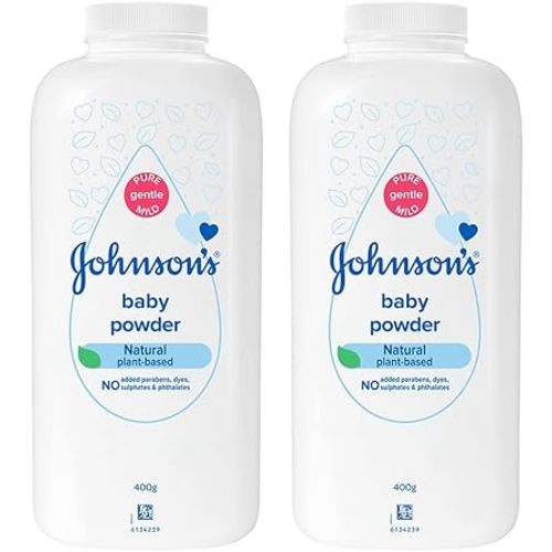 Johnson's & Johnson's Baby Powder 400g (Pack of 2)