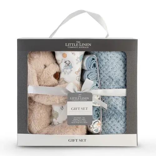 The Little Linen Co. Boxed Gift Set Barklife Dog | Baby Bunting AU