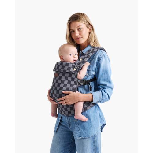 Baby Carrier with Back Support | PureHug Back-Saving Carrier| Momcozy