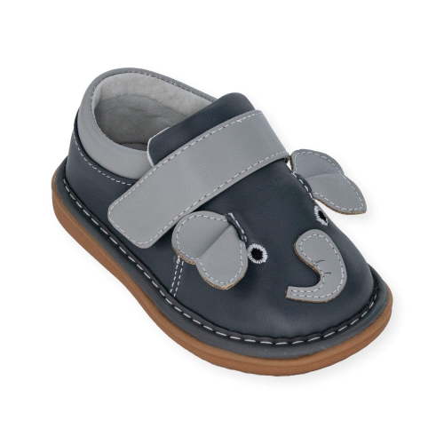 Wee Squeak Ellis the Elephant Shoe Size: 6, Color: Grey