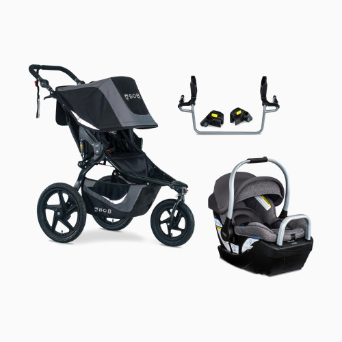 BOB Gear Revolution Flex 3.0 Stroller & Willow SC Infant Car Seat Travel System