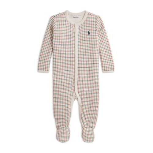 Boys' Tattersall Cotton Footie - Baby