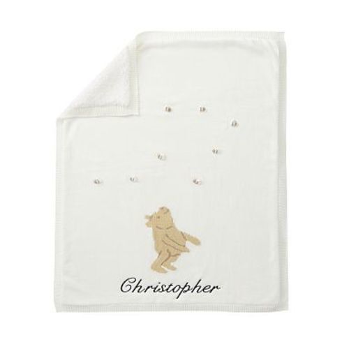 Disney's Winnie the Pooh Knit Heirloom Baby Blanket
