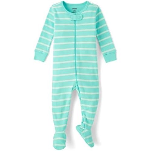 Gymboree unisex-baby And Newborn 100% Cotton Long Sleeve Zip Front Footed One Piece,sleep & Play Gymmies