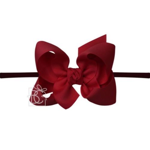 Satin Double Knot Bow on Clip
