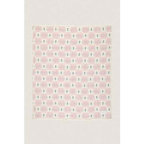 Mauve Tulip Patchwork Bella Blanket