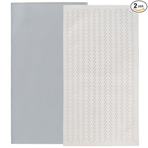 Owlowla Baby Diaper Changing Pad Portable Changing Mat Travel Changing Pad Liner for Baby and Small Toddler(Gray&Herringbone)