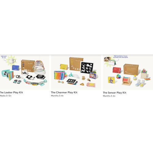 The Play Kits by Lovevery | Montessori Toy Subscription 0-6 months play kit