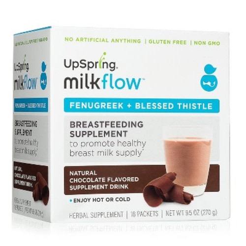 UpSpring milkflow Supplement Drink Packets - Chocolate - 18ct