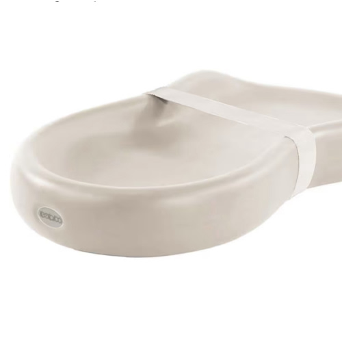 Keekaroo Peanut Changer Baby Vanilla– The Original Made in USA Easy-to-Clean Changing pad and The only Shell Over Foam, Fully Water Repellant