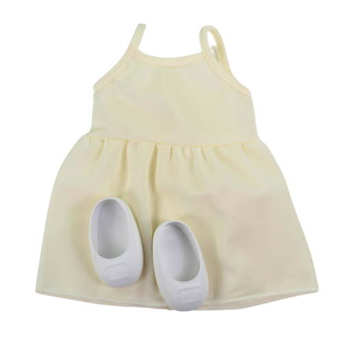 My Life As Solid Dress Fashion Set for 18-inch Doll, 2 Pieces Included, Ivory