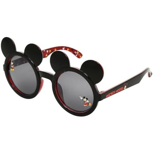 Disney Mickey Inspired Black Round Kids Sunglasses