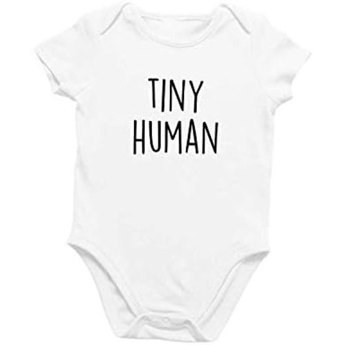 Printique Organic GOTS Certified Baby Onesie Unisex Bodysuit 0-18 months - Sweet Funny Quotes