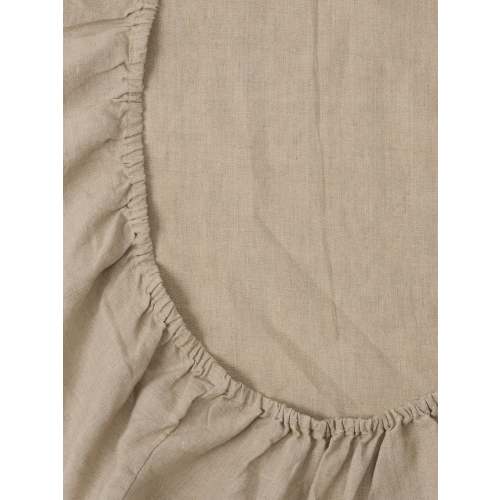 Linen Cot Sheet - Natural