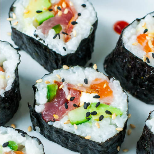Ema’s first post-pregnancy sushi
