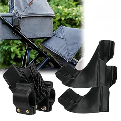 for Upper Bassinet Conversion Kit for UPPAbaby Vista V2/V3, Secure Bolt-On Bassinet Adapter for Rumble Seat Below, Safe Upper Frame Mount (Rumble + Bassinet)