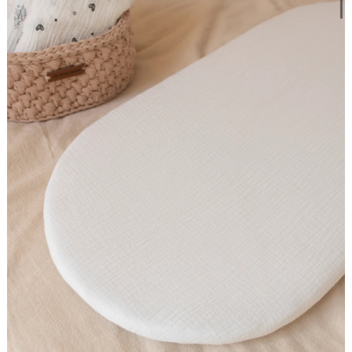 100% Muslin Cotton Fitted Sheets for Anzy Home Moses Baskets