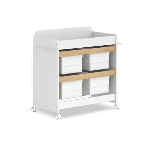 Boori Matilda Storage Changer Barley White / Almond