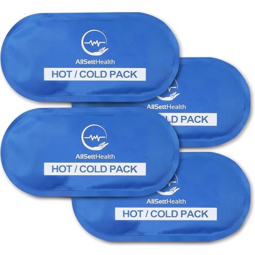 Reusable Hot and Cold Gel Ice Packs for Injuries | Cold Compress, Ice Pack, Gel Ice Packs, Cold Packs for Injuries,10.5 x 5 Inch (4 Pack)