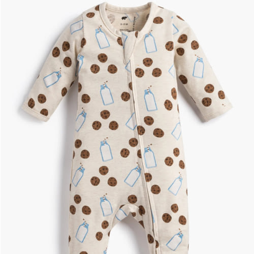 Zipper One-Piece - Organic Baby Clothes - Monica + Andy