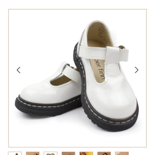 Piper Finn - Baby & Toddler Girl Shoes - Lug Sole Mary Jane - Snow