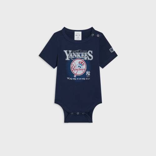 Kith Baby for the New York Yankees Legacy Bodysuit - Nocturnal